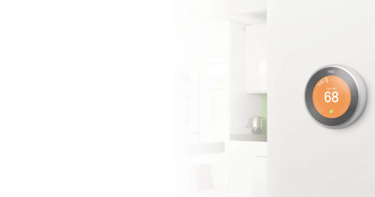 Alpha Mechanical smart thermostat installation in a Sacramento home