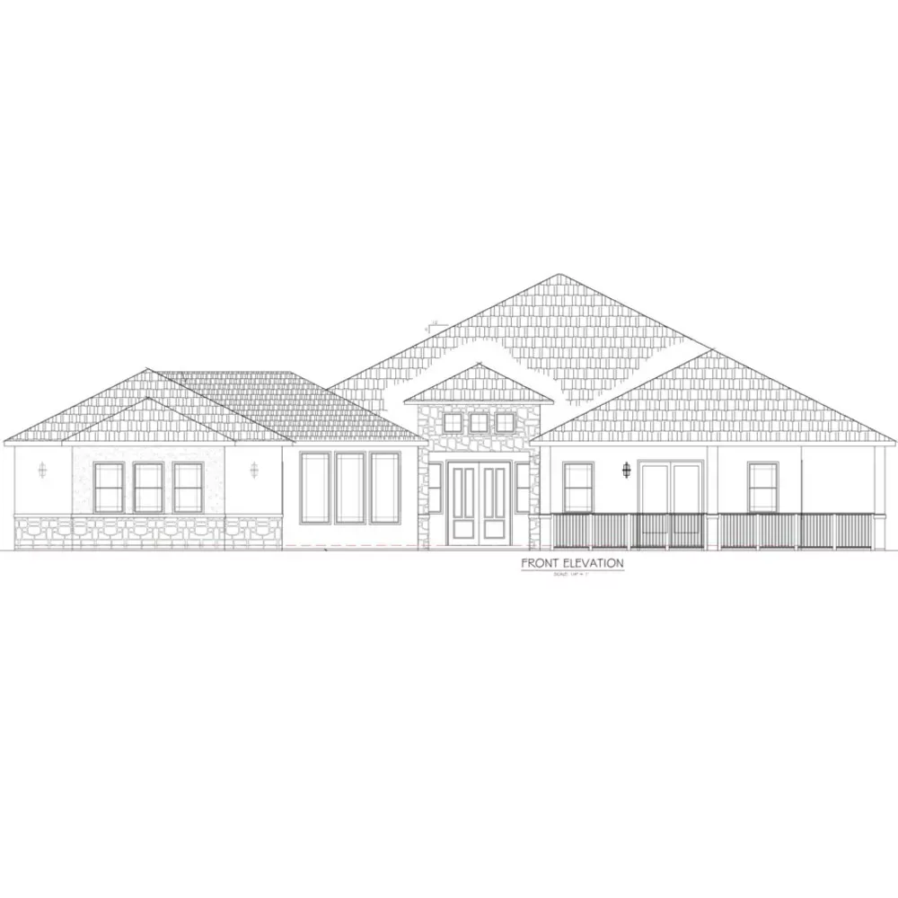 Residential Elevation — residential HVAC project by Alpha Mechanical