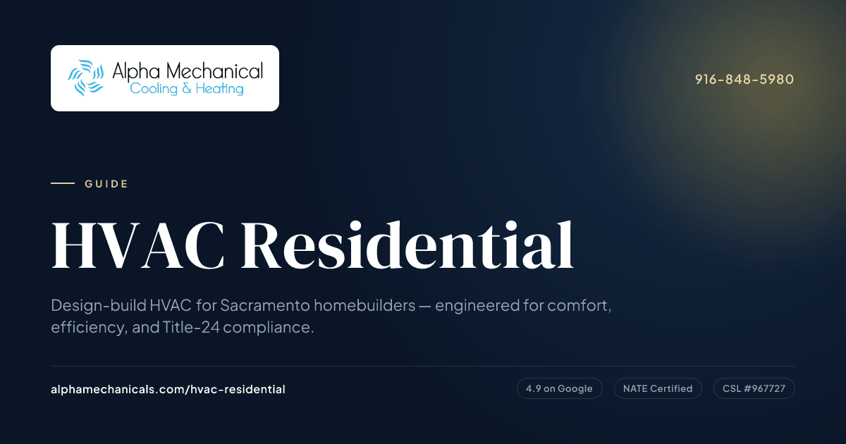 HVAC Residential | Alpha Mechanical